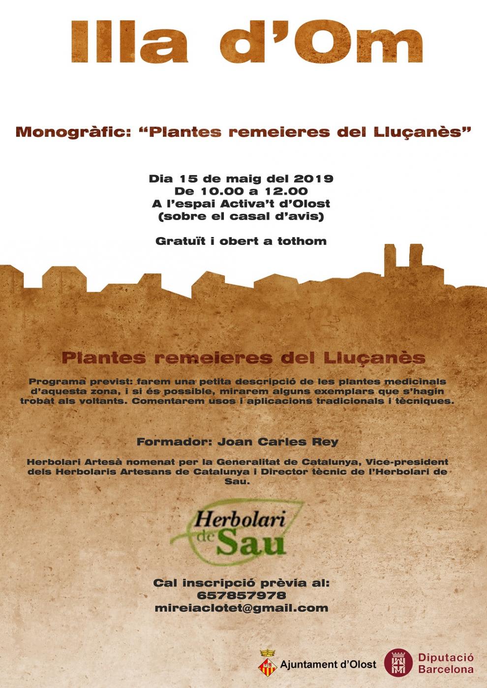 Taller monogràfic del projecte Illa d'Om: 
